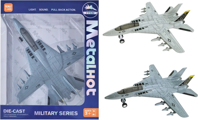 Sparkys metalen model gevechtsvliegtuig F-14 Tomcat 1:400