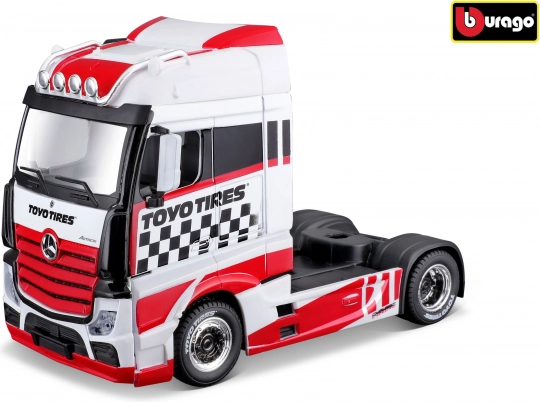 Mercedes‑Benz Actros GigaSpace metalen model 1:43 van Bburago