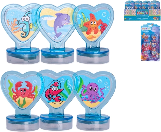 Set kinderstempels Zee wereld – 6 stuks