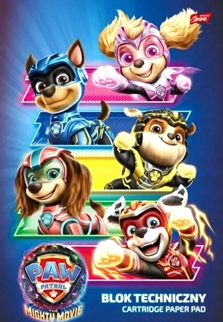 Posterbord A4 Wit 10 vellen Paw Patrol