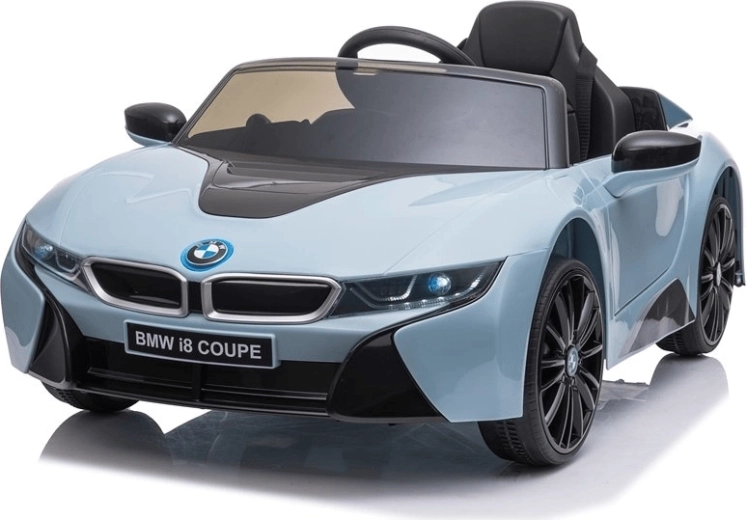 Elektrische kinderauto BMW i8 – blauw, 12 V