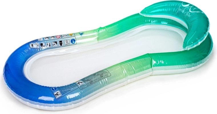 Opblaasbaar ligbed met net 153 × 72 cm