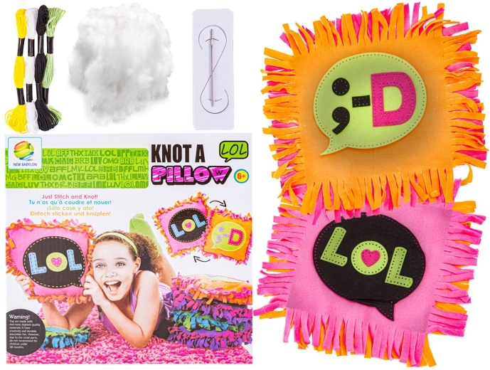 Creatieve naaikit DIY – pluchen kussentje om zelf te naaien