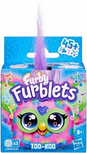 Furby Furblets Too-Koo interactieve mini knuffel met clip