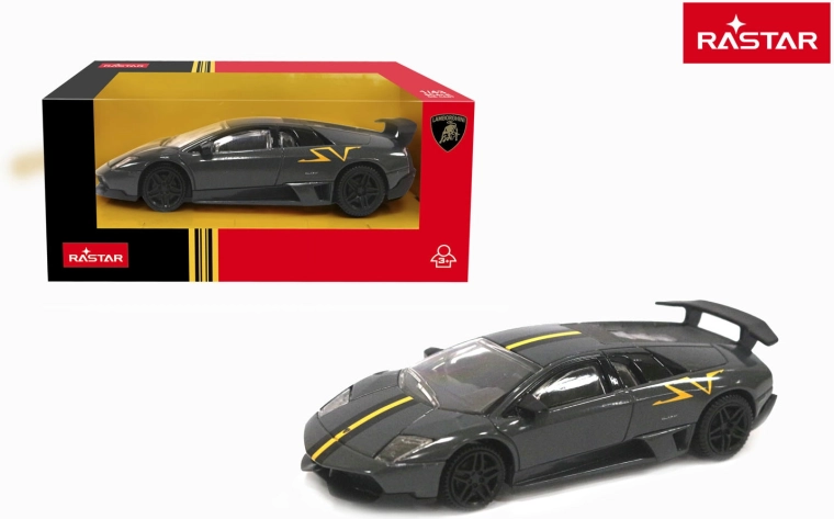 Modelauto Rastar Lamborghini Murciélago LP 670-4 SV Superveloce 1:43 grijs