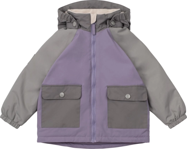 Leokid tussenjas lilac gray maat 80 (12–18 maanden)