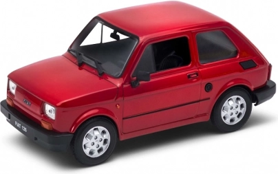 Modelauto Welly Fiat 126p Maluch 1:21 rood