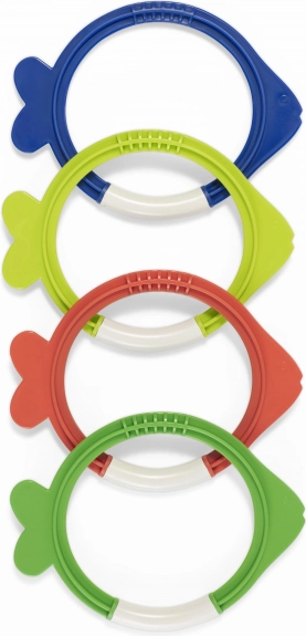 Duikvis set van 4 stuks