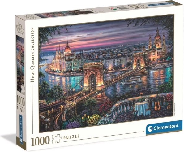 Clementoni puzzel High Quality Lights of the Danube 1000 stukjes