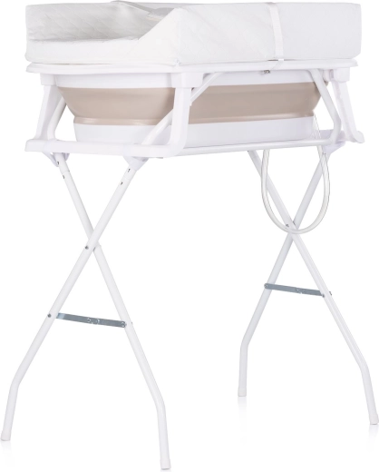 Chipolino Sonata babybadje met verschoonmatje en standaard latte