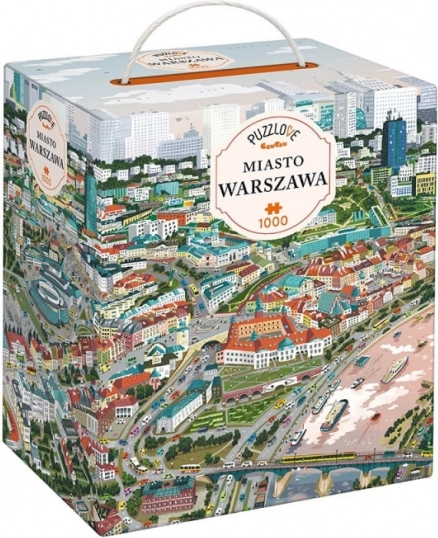 Puzzel Puzzlove Stad Warschau 1000 stukjes