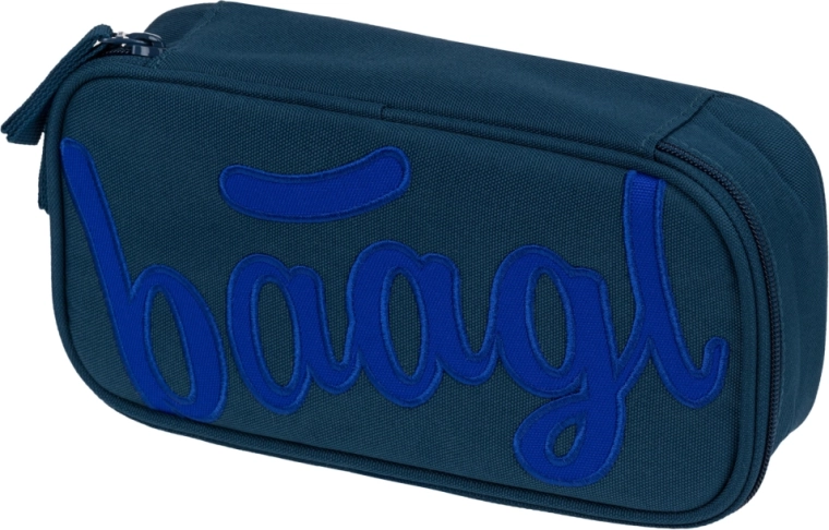 Baagl schooletui etui Logo blauw GRS