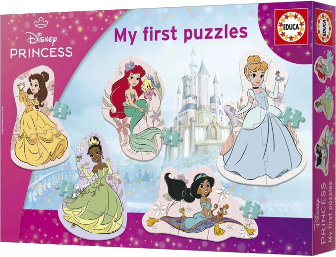 Educa baby progressieve puzzel Prinsessen 5-in-1 (3–8 stukjes) - 1 stuk