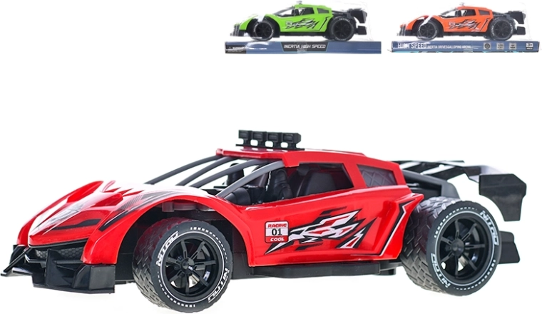 Racespeelauto met vliegwiel 24 cm