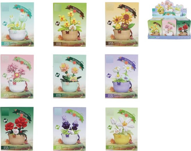 Bouwset plant in bloempot