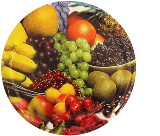 RTS inmaakdeksels 82 mm met bananenmotief