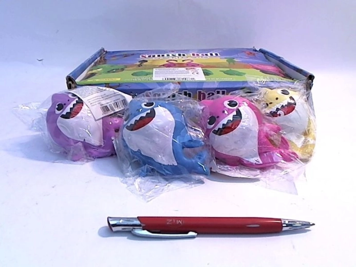 Antistress-knijpfiguurtje vis (12 stuks in doos)
