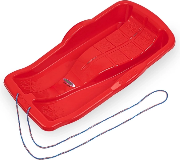 Kinderrodel Snow Play Karol 80 cm rood