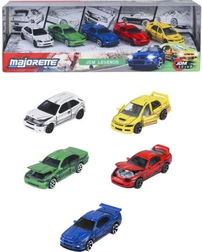 Majorette JDM Legends modelautoset - 5 stuks