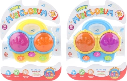 Drums op batterijen voor de allerkleinsten met licht en geluid