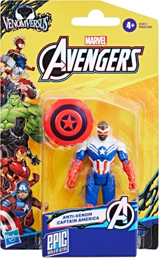 Hasbro Avengers figuur Captain America Anti-Venom 10 cm
