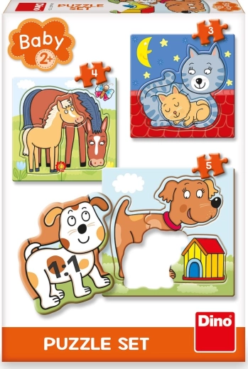 Dino Puzzel diertjes voor kinderen vanaf 2 jaar