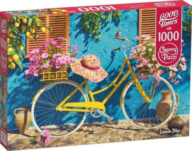Puzzel Gele Fiets 1000 stukjes