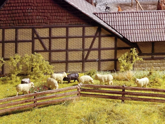 Noch omheining 100 cm (13 stuks) H0