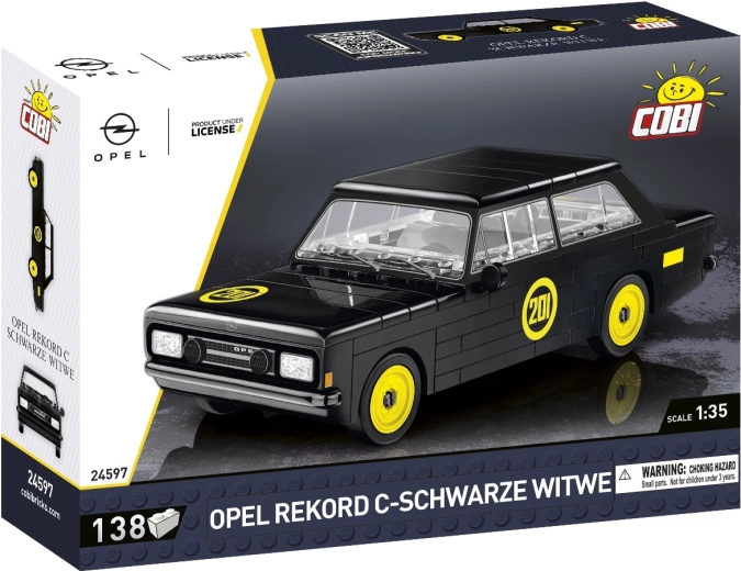 Cobi Opel Rekord C "Schwarze Witwe" (Černá vdova) 1:35 – bouwset van een automodel