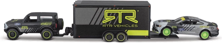 Maisto Design Team Haulers metalen truck met autootje 1:64