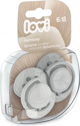 LOVI siliconen dynamische speen HARMONY 6-18 m 2 stuks jongen