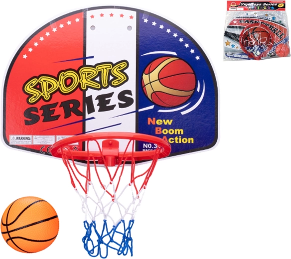 Kinderbasketbalring met bal 47,5 × 28 × 35,5 cm