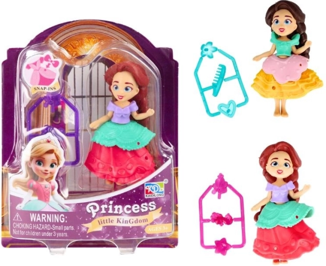 Aankleedpop Little Kingdom met accessoires, 8 cm