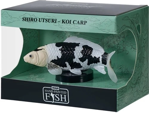 Mojo figuur koi karper shiro utsuri in doosje - 1 stuk