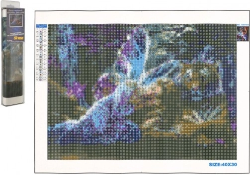 Diamond painting NORIMPEX – vlinderfee 30 × 40 cm