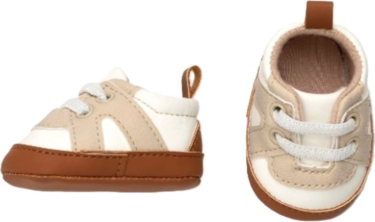Guca sneakers voor poppen, beige-bruin