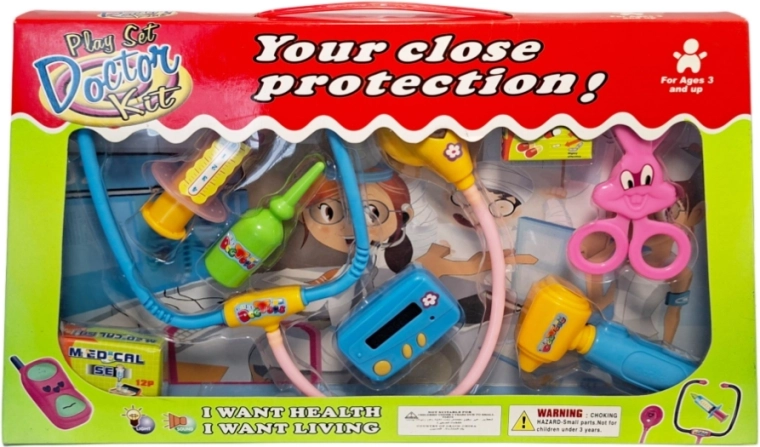 Dokterset in een doosje voor kinderen vanaf 3 jaar