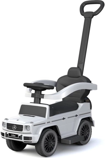 Kinderloopfiets met duwstang MERCEDES-BENZ G‑Class Baby Mix wit