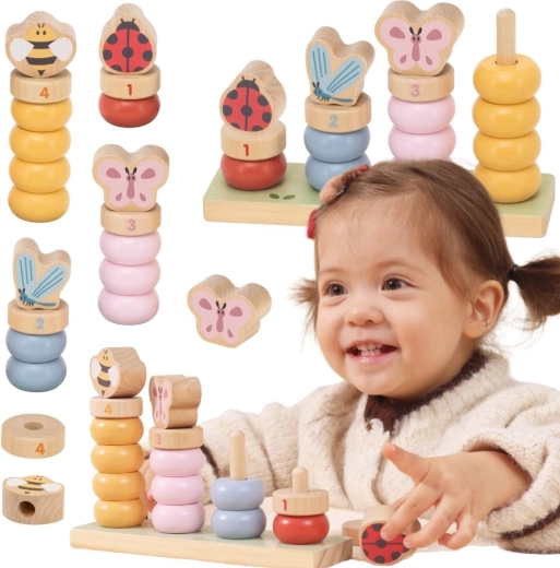 Viga lent houten telpuzzel