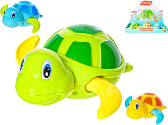 Zwevend opwindbaar schildpadje voor in het water voor kinderen