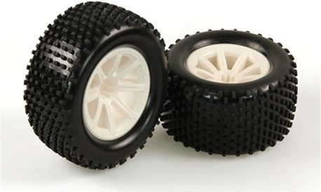 Banden met velgen voor RC-model 1:10 Brecter JAMARA (2 stuks)