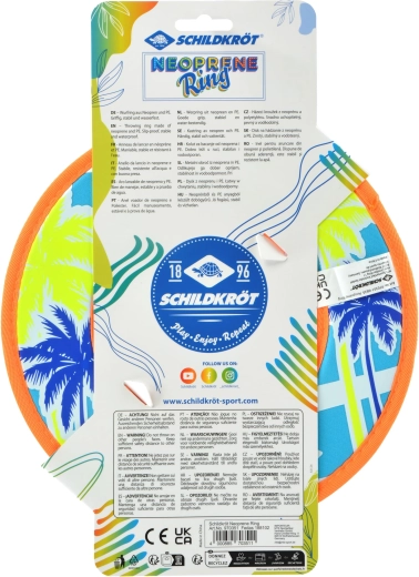 Schildkröt neopreen frisbee – vliegende ring 24 cm