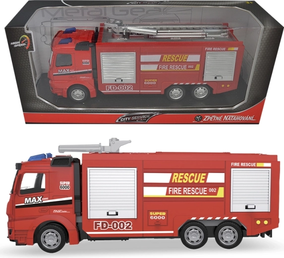 City Service Car brandweerauto 1:43 plastic autootje