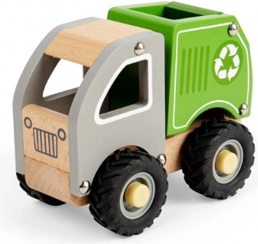 Houten recyclingwagen voor kinderen