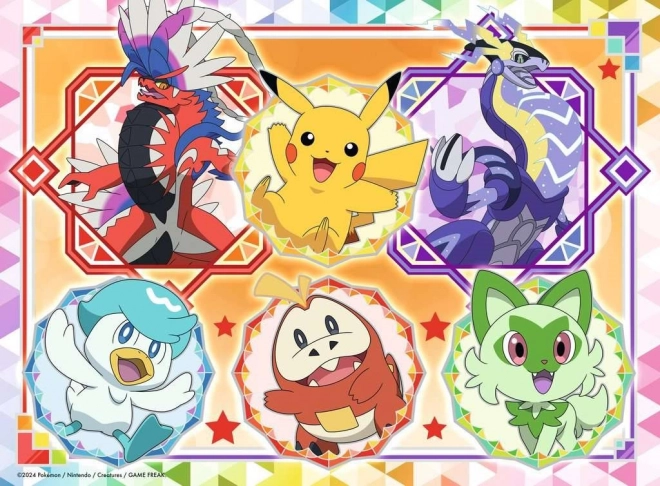 Puzzel 100 stukjes Pokémon