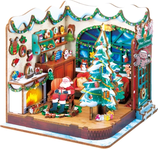 2Kids Toys 3D houten bouwpakket Santa’s werkplaats