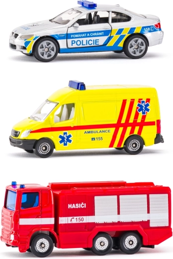 SIKU set reddingsvoertuigen Nederlandse versie