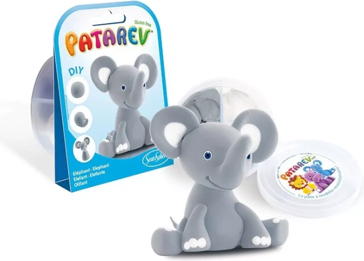Sentosphere boetseerklei Patarev voor in je zak – olifant