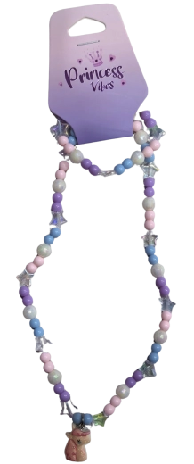 Pink sieradenset eenhoorn – ketting en armband