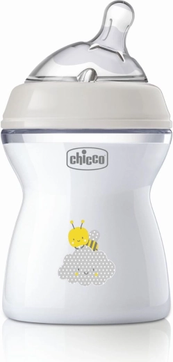 Chicco antikrampjes babyfles Natural Feeling 250 ml, neutraal, 2m+